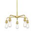 Innovations Lighting Ballston 5 Light 18" Wide Candle Style Chandelier Satin Gold