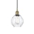 Innovations Lighting Waverly 6" Wide Mini Pendant Antique Brass / Clear
