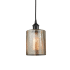 Innovations Lighting Cobbleskill 5" Wide Mini Pendant Matte Black / Mercury