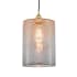 Innovations Lighting Cobbleskill 9" Wide Mini Pendant Satin Gold / Mercury