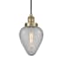 Innovations Lighting Geneseo 7" Wide Mini Pendant Antique Brass / Clear Crackled
