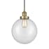 Innovations Lighting Beacon 10" Wide Pendant Antique Brass / Clear