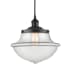 Innovations Lighting Oxford 12" Wide Pendant Matte Black / Clear