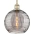 Innovations Lighting Athens Deco Swirl 10" Wide Mini Pendant Antique Brass