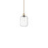 Innovations Lighting Preston 7" Wide Mini Pendant Antique Brass / Clear