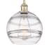 Innovations Lighting Rochester 10" Wide Mini Pendant Antique Brass / Clear