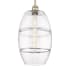 Innovations Lighting Vaz 10" Wide Mini Pendant Antique Brass / Clear