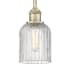 Innovations Lighting Bridal Veil 5" Wide Mini Pendant Antique Brass