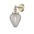 Innovations Lighting Geneseo 12" Tall Wall Sconce Antique Brass / Clear Crackle