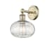Innovations Lighting Ithaca 11" Tall Bathroom Sconce Antique Brass