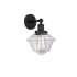 Innovations Lighting Oxford 10" Tall Wall Sconce Matte Black / Clear