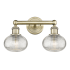 Innovations Lighting Ithaca 2 Light 15" Wide Vanity Light Antique Brass