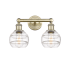 Innovations Lighting Rochester 2 Light 15" Wide Vanity Light Antique Brass / Clear