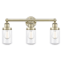 Innovations Lighting Dover 3 Light 25" Wide Vanity Light Antique Brass / Clear