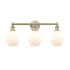 Innovations Lighting Cindyrella 3 Light 24" Wide Vanity Light Antique Brass / Cased Matte White