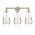 Innovations Lighting Windham 3 Light 25" Wide Vanity Light Antique Brass / Clear