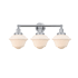 Innovations Lighting Oxford 3 Light 25" Wide Vanity Light Polished Chrome / Matte White