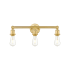 Innovations Lighting Edison 3 Light 18" Wide Vanity Light Satin Gold