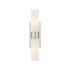 Innovations Lighting Ballston Urban 2 Light 5" Tall Bathroom Sconce Satin Nickel / White