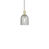 Innovations Lighting Caledonia 5" Wide Mini Pendant Antique Brass / Charcoal