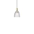 Innovations Lighting Castile 6" Wide Mini Pendant Antique Brass / Clear