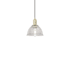Innovations Lighting Arietta 8" Wide Mini Pendant Antique Brass / Clear