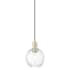 Innovations Lighting Preston 7" Wide Mini Pendant Antique Brass / Clear