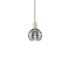 Innovations Lighting Rochester 6" Wide Mini Pendant Antique Brass / Light Smoke