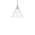 Innovations Lighting Berkshire Glass 12" Wide Pendant Antique Brass / Clear