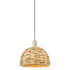 Innovations Lighting Natural Ballston Dome 12" Wide Pendant Antique Brass / Natural