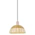 Innovations Lighting Natural Ballston Dome 12" Wide Pendant Antique Copper / Natural