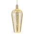 Innovations Lighting Chelsea 8" Wide Mini Pendant with Ribbed Mercury Glass Shade Brushed Brass