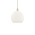 Innovations Lighting Athens 14" Wide Pendant Antique Brass / Matte White