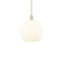 Innovations Lighting White Venetian 14" Wide Pendant Antique Brass / White Venetian