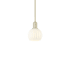 Innovations Lighting White Venetian 6" Wide Mini Pendant Antique Brass / White Venetian