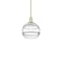 Innovations Lighting Rochester 10" Wide Mini Pendant Antique Brass / Clear