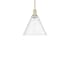 Innovations Lighting Berkshire Glass 12" Wide Pendant Antique Brass / Clear