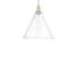 Innovations Lighting Berkshire Glass 16" Wide Pendant Antique Brass / Clear