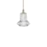 Innovations Lighting Springwater 12" Wide Pendant Brushed Brass / Clear Fluted