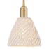 Innovations Lighting Natural Ballston Dome 8" Wide Mini Pendant with Natural Rope Shade Brushed Brass