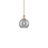Innovations Lighting Athens Deco Swirl 8" Wide Mini Pendant Champagne Bronze / Light Smoke Deco Swirl