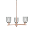 Innovations Lighting Caledonia 3 Light 27" Wide Chandelier Antique Copper / Charcoal