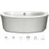 Jacuzzi Bravo 66" Freestanding Soaking Bathtub with Center Drain, Heated Soak, and Chromatherapy Technology White
