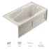 Jacuzzi 60" x 32" Cetra® Three Wall Alcove Soaking Bathtub with Right Drain Oyster