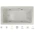 Jacuzzi Elara 66" Drop-In Whirlpool Bathtub with Left Drain, Whisper+ Technology™, and Chromatherapy Oyster / Chrome Trim