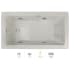 Jacuzzi Elara 72" x 36" Acrylic Whirlpool Bathtub for Drop-In Installations with Left Drain and Basic Controls Oyster / Chrome Trim