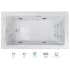 Jacuzzi Elara 72" Acrylic Air / Whirlpool Bathtub for Drop-In Installations with Left Drain, Chromatherapy Lighting, Heater, and Luxury Controls White / Chrome Trim
