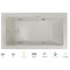 Jacuzzi Elara 66" Drop-In Whirlpool Bathtub with Right Drain, Whisper+ Technology™, and Illumatherapy Oyster / Chrome Trim