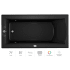 Jacuzzi 72" x 36" Fuzion Drop In Soaking Bathtub with Basic Controls, Chromatherapy and Universal Drain - Integrated Drain Assembly Included Black