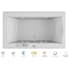 Jacuzzi 72" x 42" Fuzion Drop-In Luxury Salon Spa Bathtub with 11 Jets, LCD Controls, Chromatherapy, Heater, Center Drain and Right Pump - Integrated Drain Assembly Included White